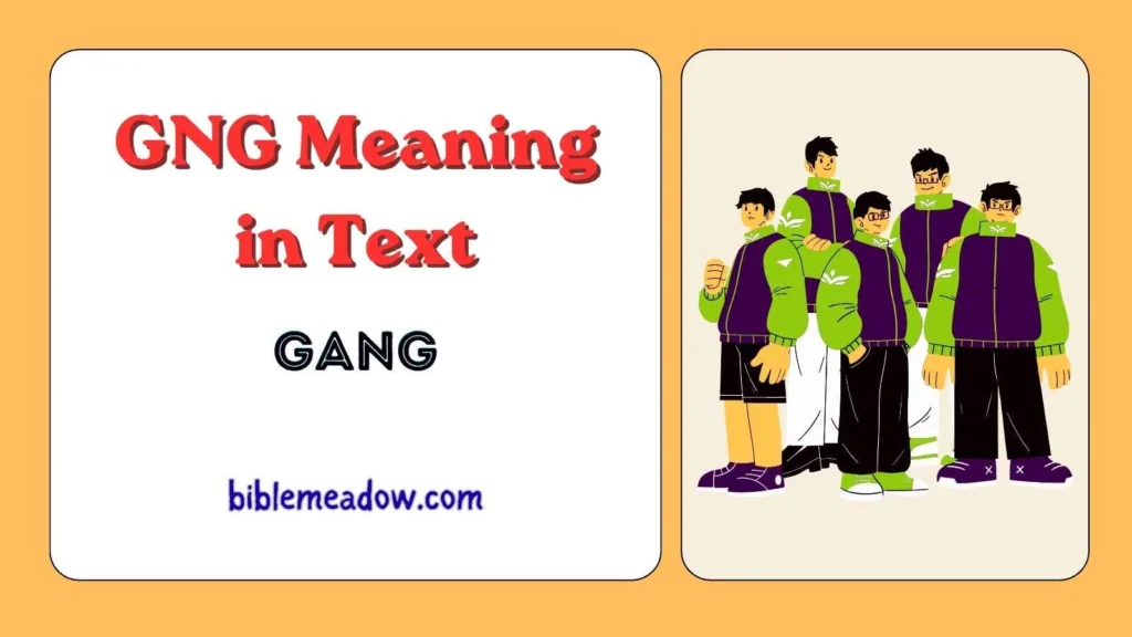 GNG Meaning in Text