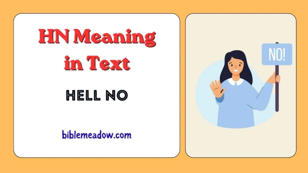 HN Meaning in Text