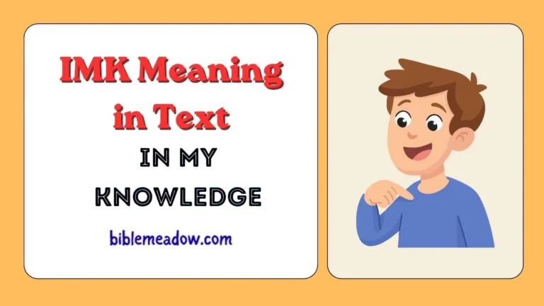 IMK Meaning in Text