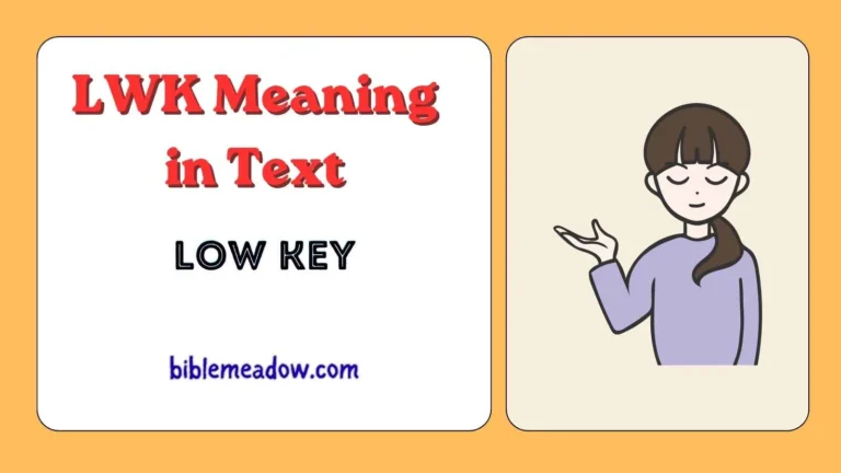 LWK Meaning in Text