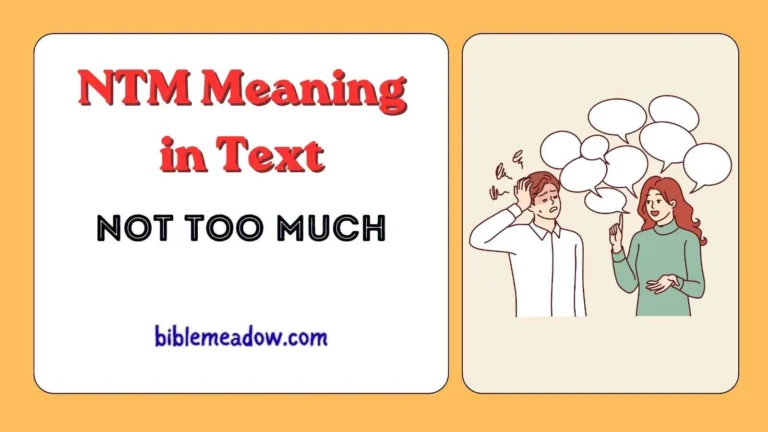 NTM Meaning in Text