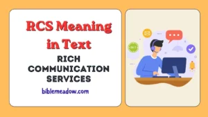 RCS Meaning in Text