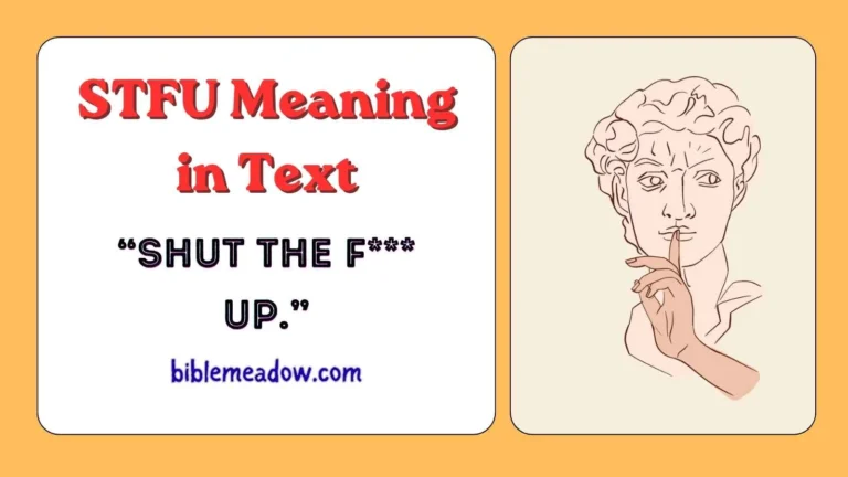 STFU Meaning in Text