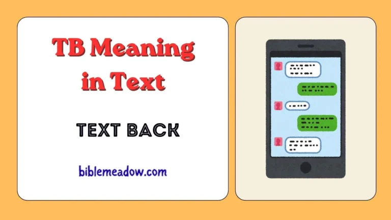 TB Meaning in Text