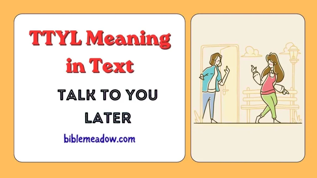 TTYL Meaning in Text