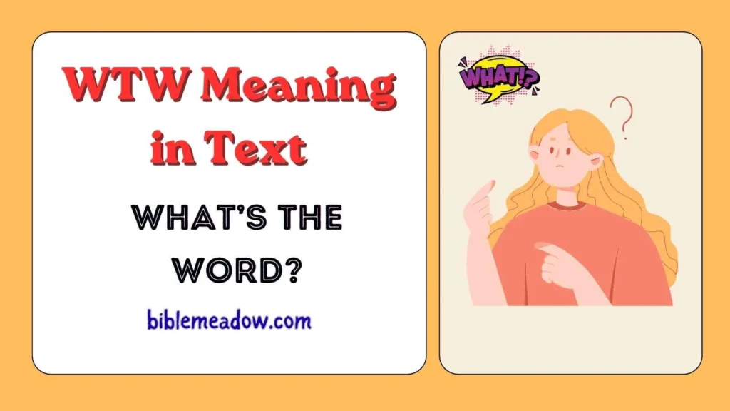WTW Meaning in Text