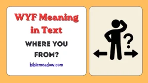 WYF Meaning in Text