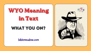 WYO Meaning in Text