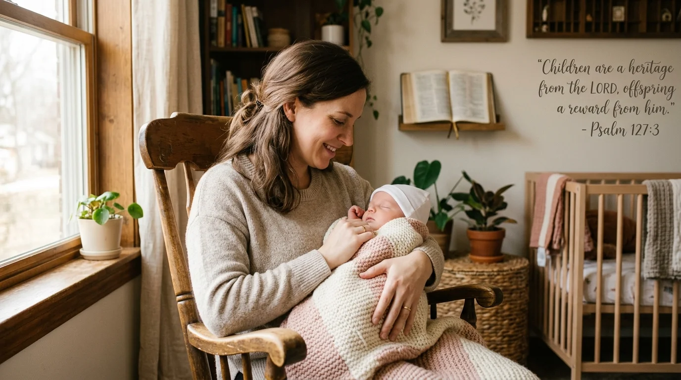 Short Bible Verses About Babies Being a Blessing