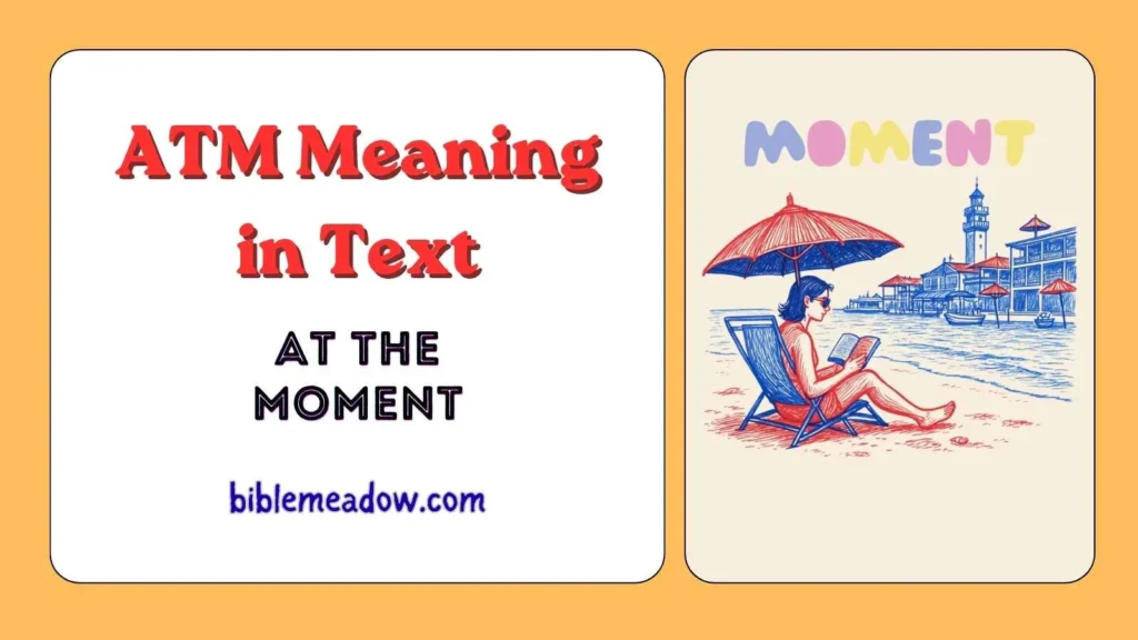 ATM Meaning in Text