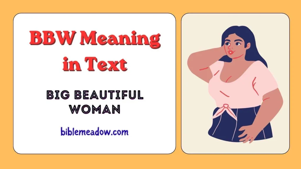 BBW Meaning in Text