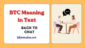 BTC Meaning in Text