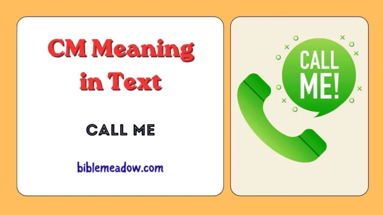 CM Meaning in Text