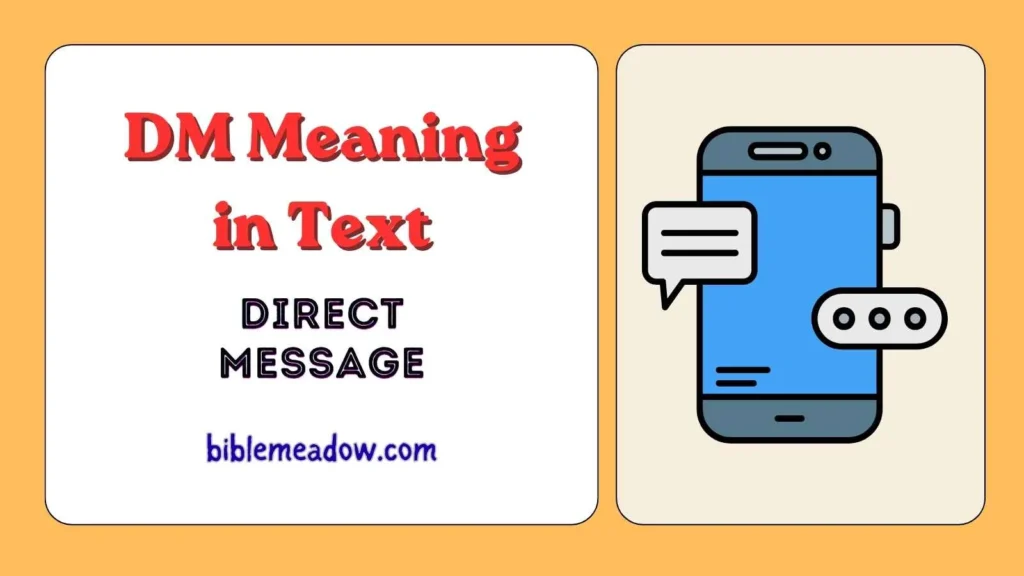 DM Meaning in Text