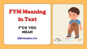 FYM Meaning in Text