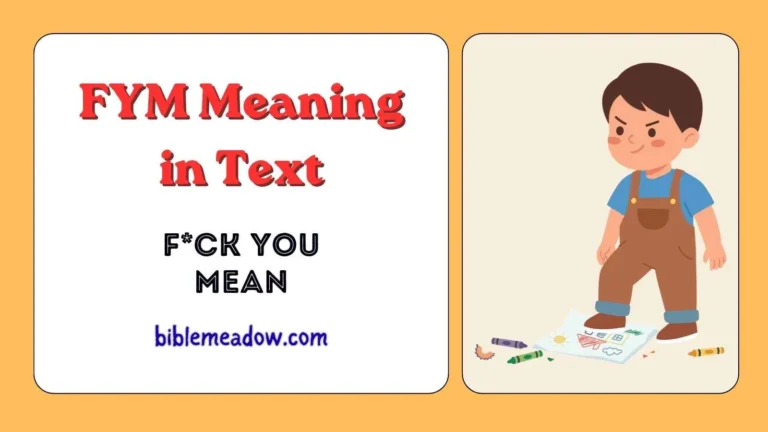 FYM Meaning in Text