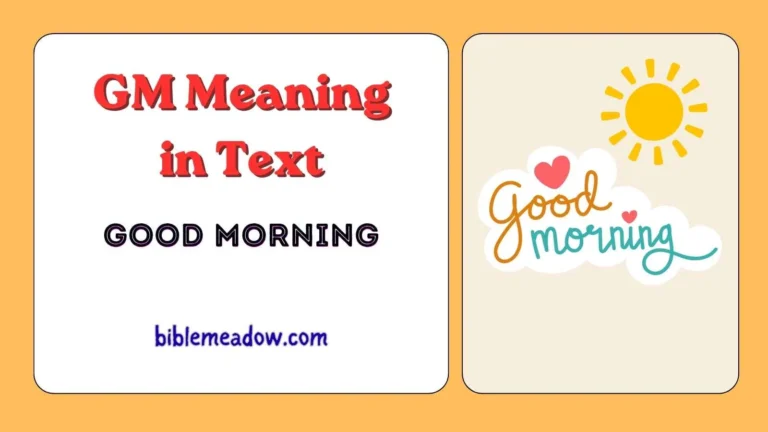 GM Meaning in Text