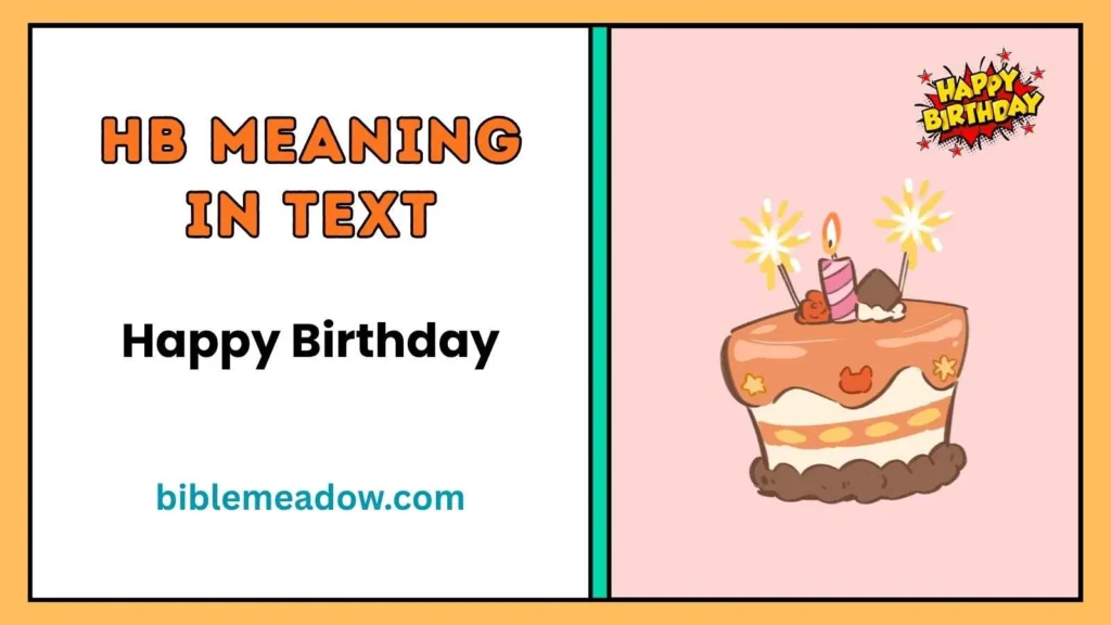 HB Meaning in Text