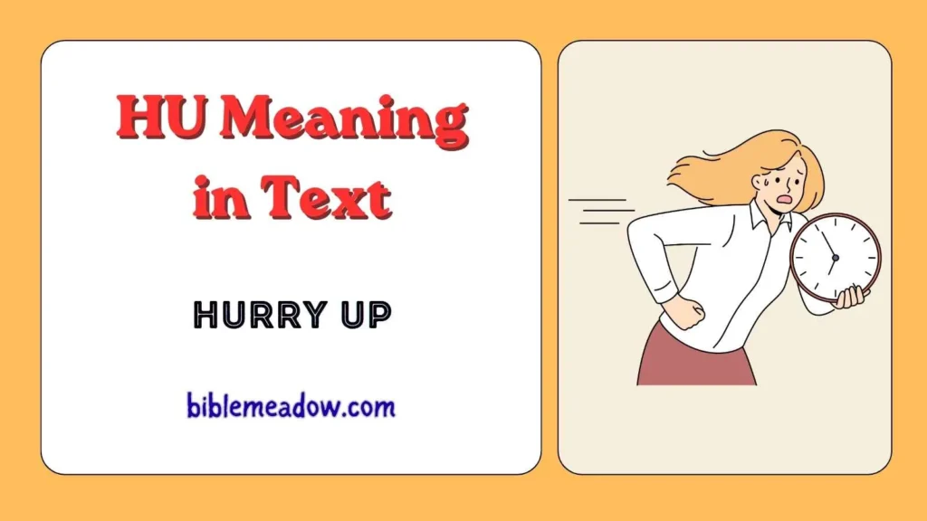 HU Meaning in Text