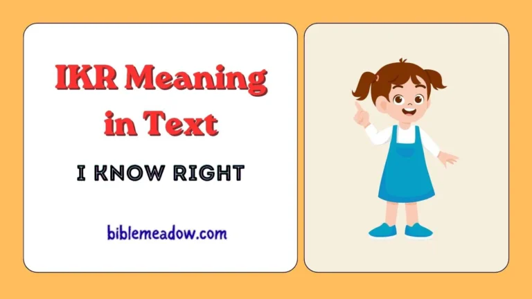 IKR Meaning in Text