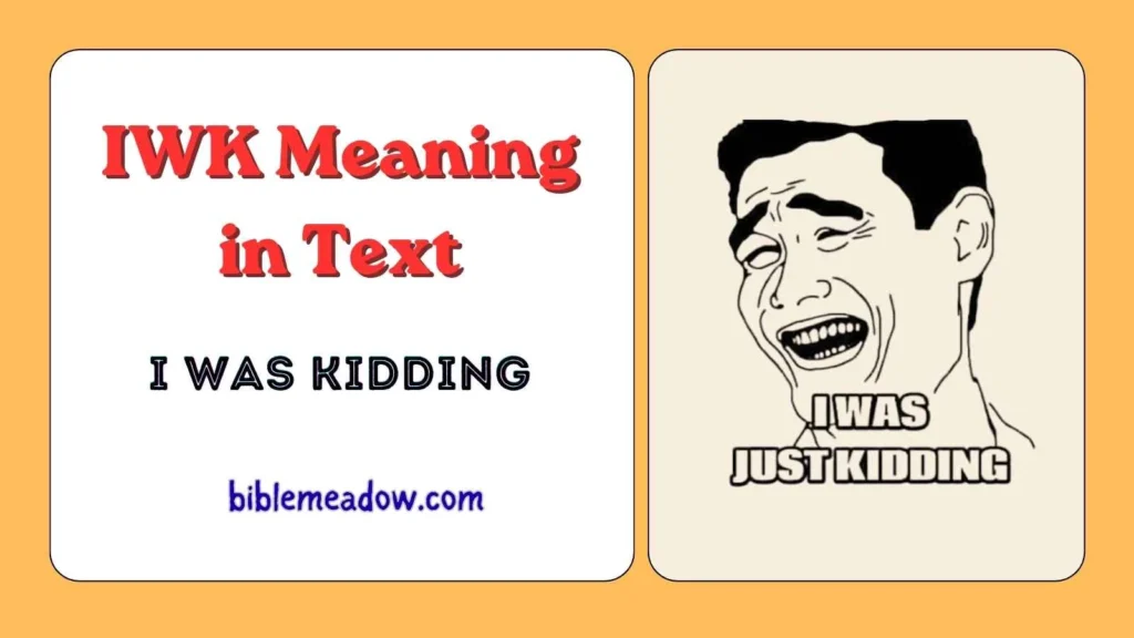 IWK Meaning in Text