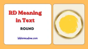 RD Meaning in Text