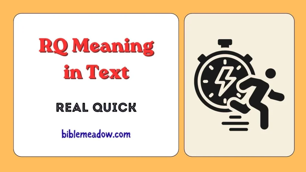 RQ Meaning in Text