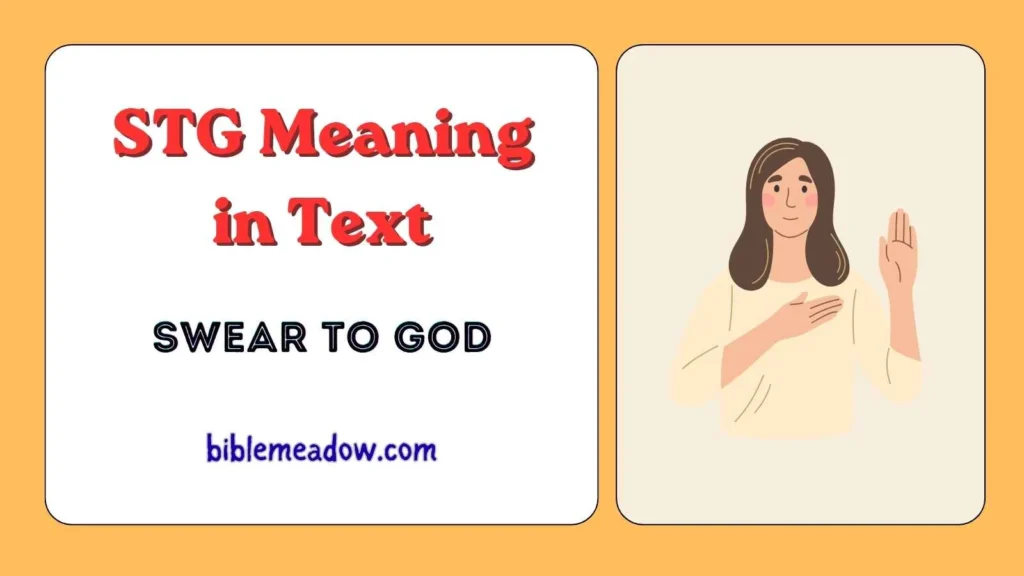 STG Meaning in Text