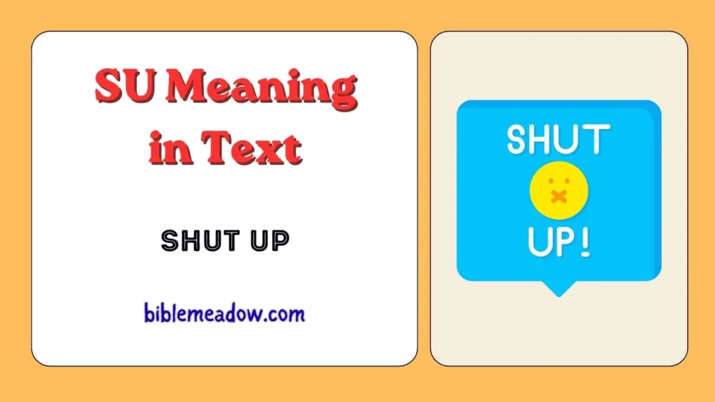 SU Meaning in Text