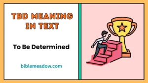 TBD Meaning in Text