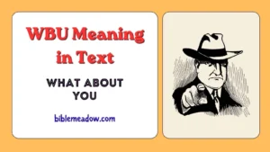 WBU Meaning in Text