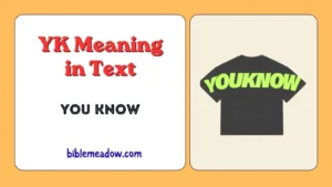 YK Meaning in Text